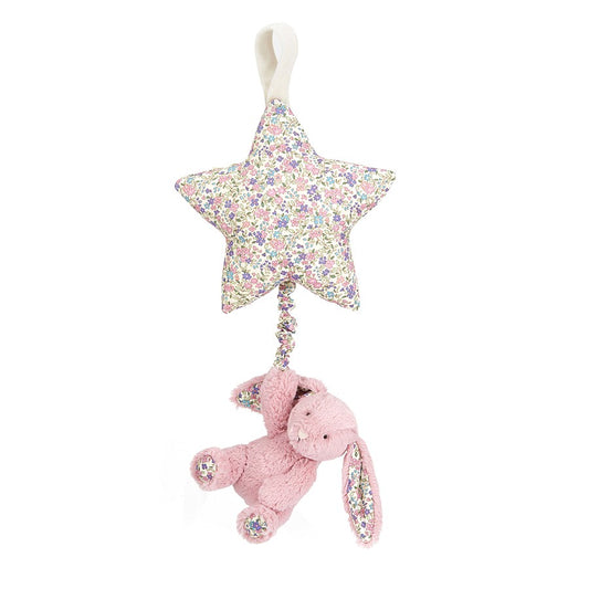 Jellycat London Blossom Tulip Bunny Star Musical Pull