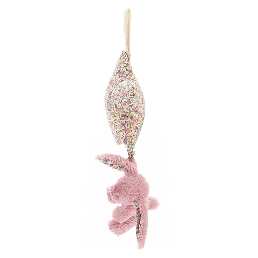 Jellycat London Blossom Tulip Bunny Star Musical Pull