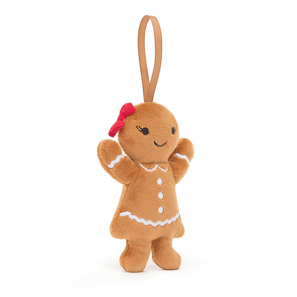 Jellycat London Festive Folly Gingerbread Ruby Christmas