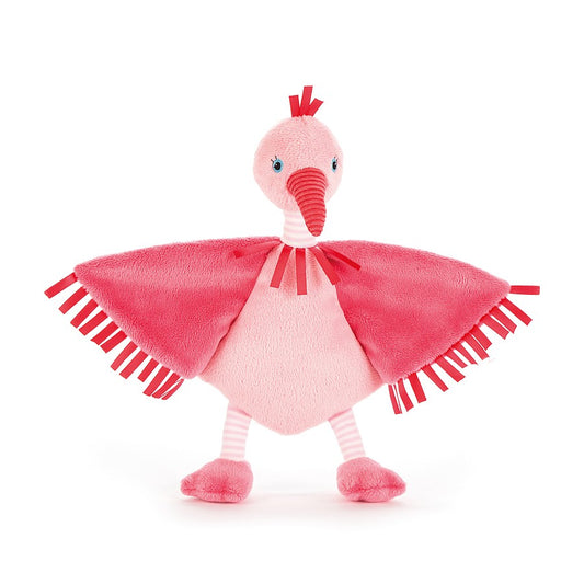 Jellycat London Flapper Flamingo Soother