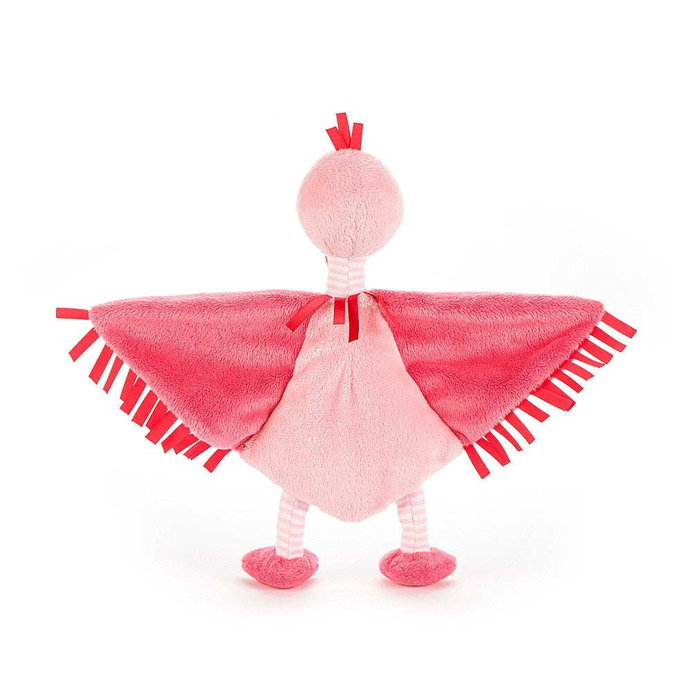 Jellycat London Flapper Flamingo Soother