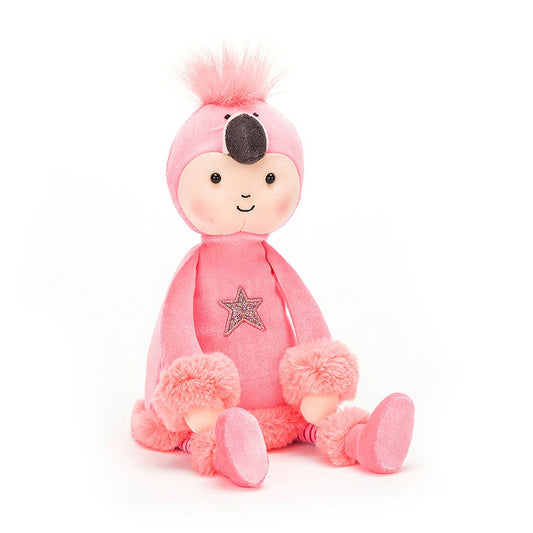 Jellycat London Perky Flamingo Flapper