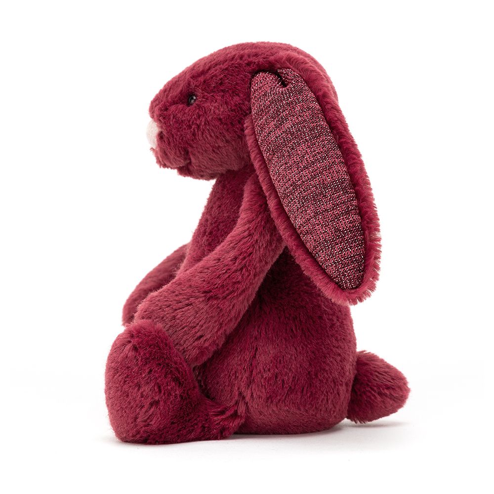 Jellycat Bashful Sparkly Cassis Bunny - Small (Retired Design 2022)