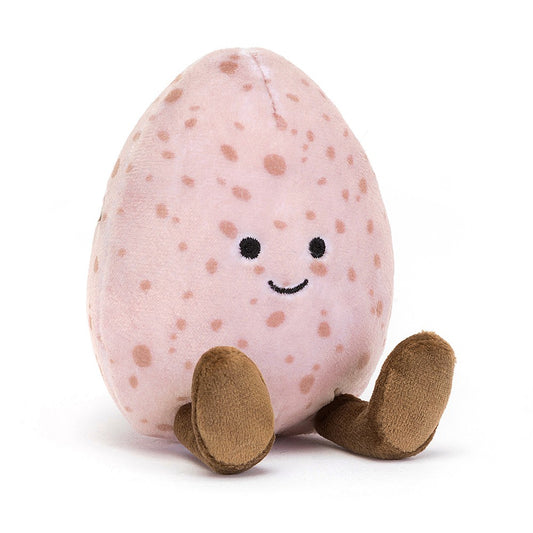 Jellycat London Eggsquisite Pink/Green Egg (Retired Design)