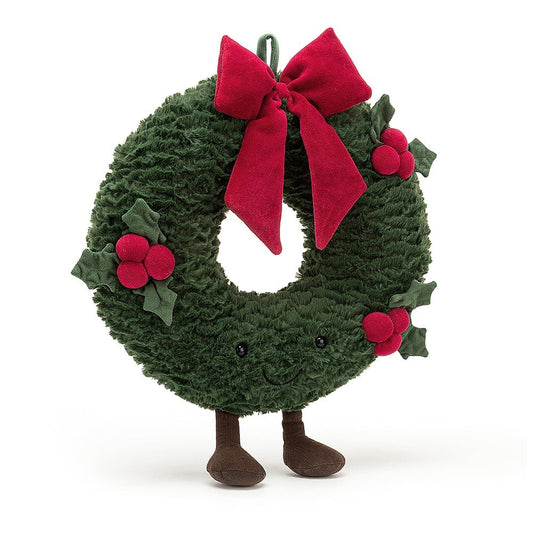 Jellycat London Christmas Amuseable Wreath - Large