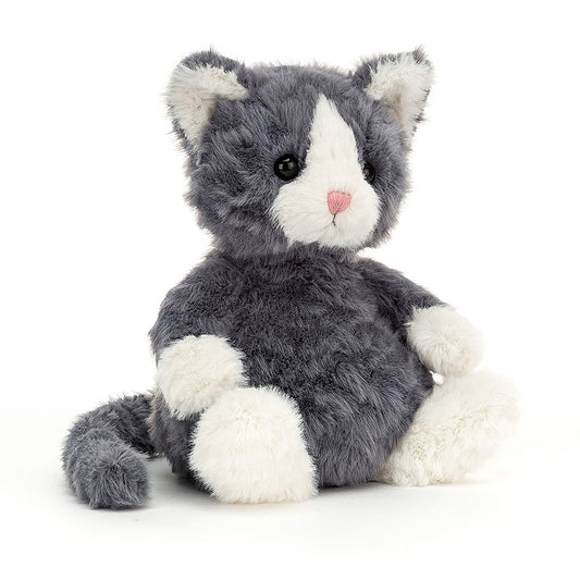 Jellycat London Mitten Kitten Storm (Retired Design)