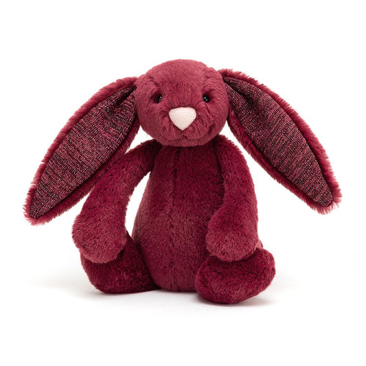 Jellycat Bashful Sparkly Cassis Bunny - Small (Retired Design 2022)