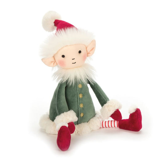 Jellycat London Christmas Leffy Elf - Small